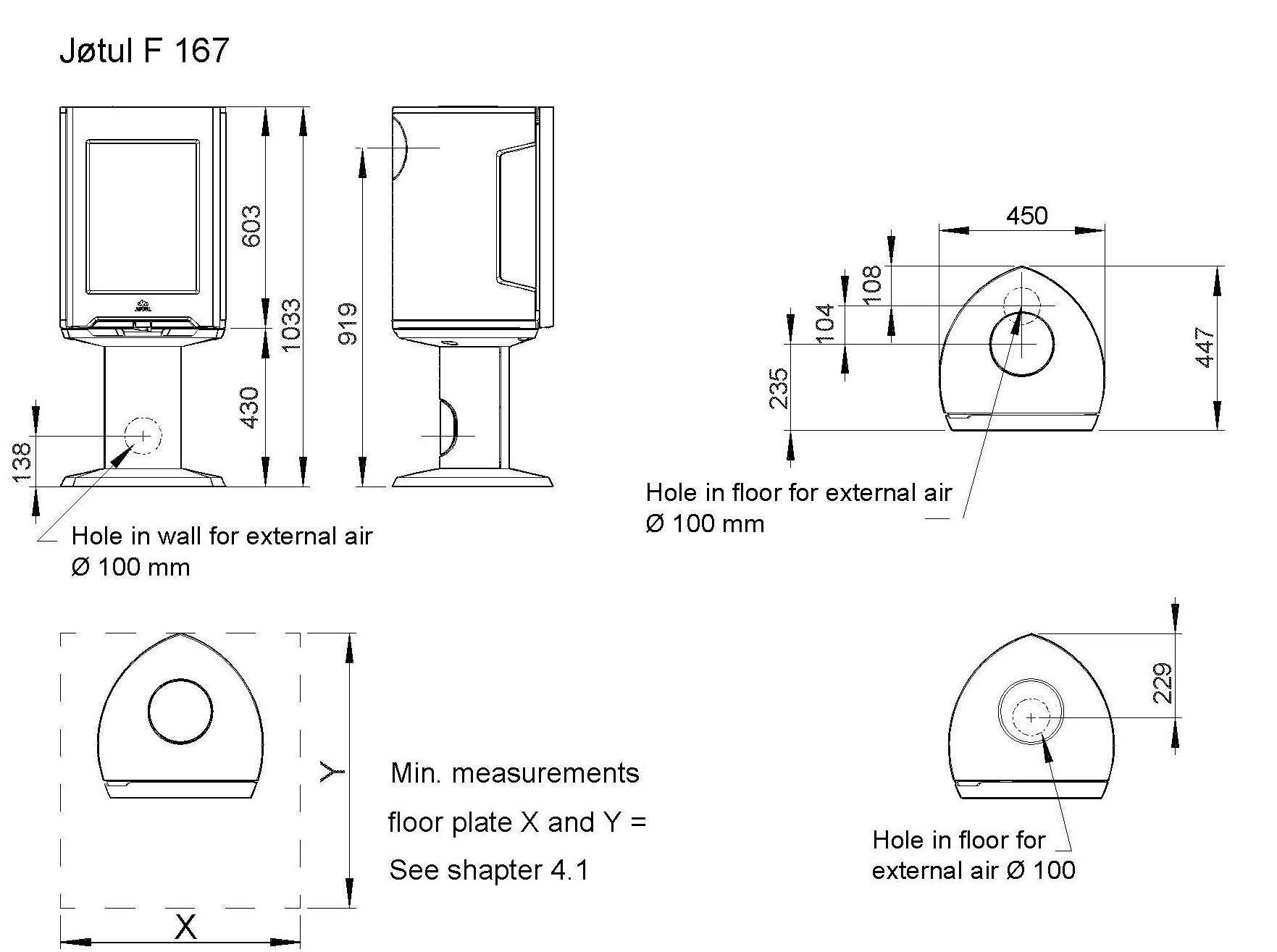 Установка и монтаж топки Jotul F 167 BP